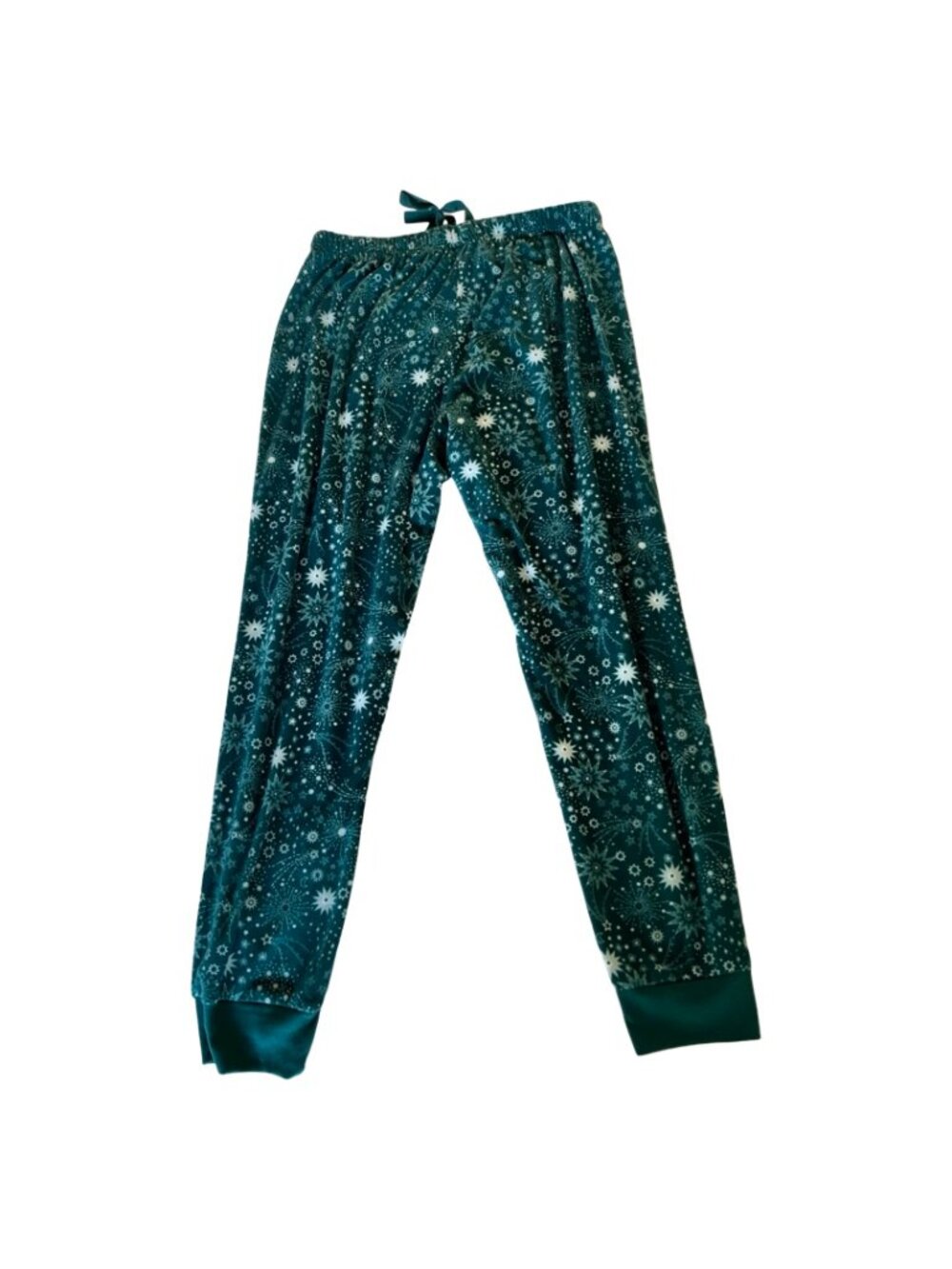 🌸4/$30🌸 George Teal Snowflake Pajama Set | Size L/G | Cozy Lounge Set ❄️ - Picture 2 of 10